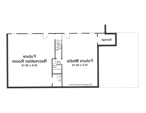 Lower Level image of GROGAN House Plan